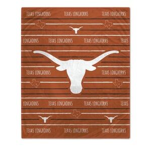Texas Longhorns UT Plush Throw Blanket 50x60” NEW in Package